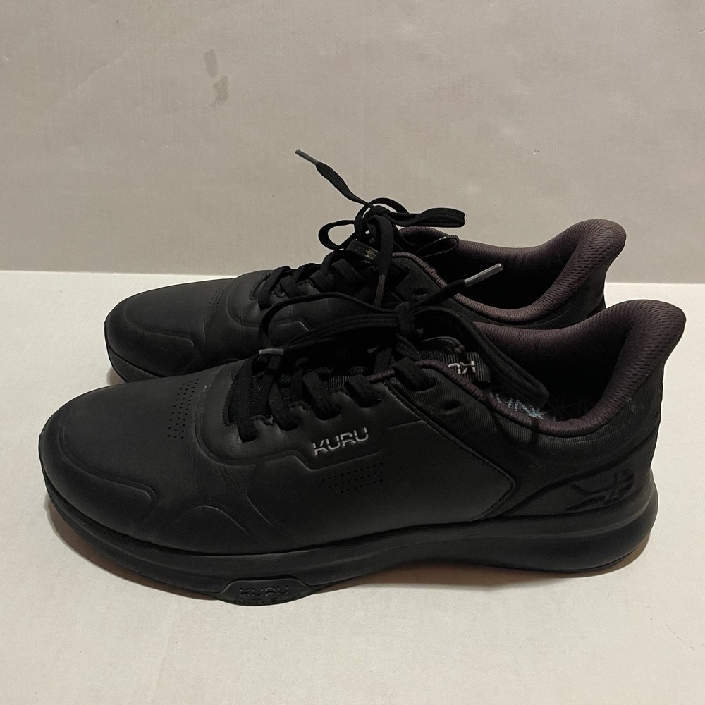 Kuru Shift Shoes Womens 11 Black Leather Lace Up‎ Work Utility Sneaker Comfort